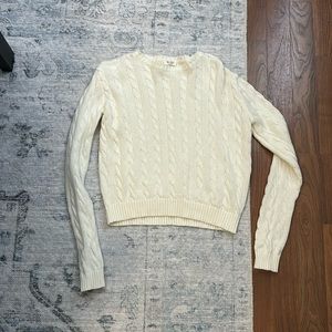 John Galt white sweater